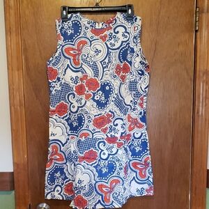 Vintage Handmade Skort Romper
